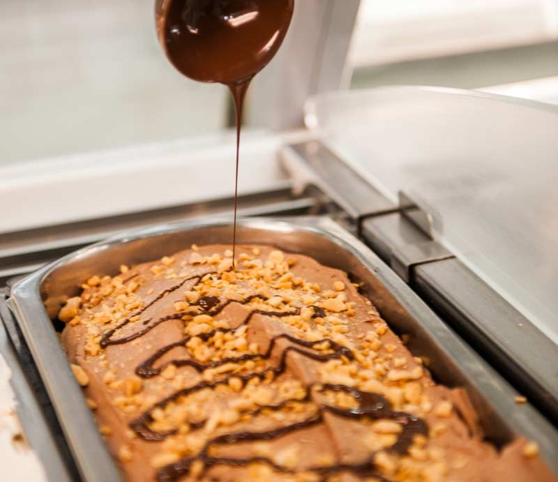 Gelatoal ciccolato - Gelateria la Sirenetta