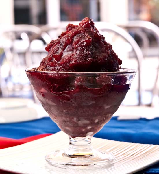 Granita ai gelsi